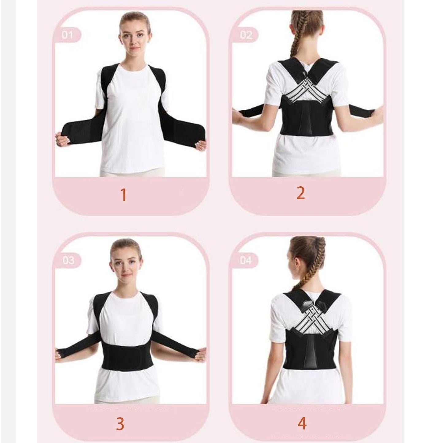 Adjustable Back Posture Corrector Belt